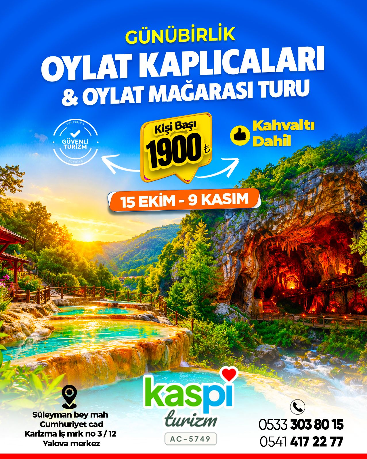 Oylat Kaplıcaları Turu