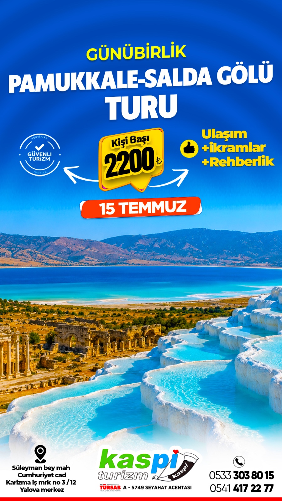 Pamukkale Salda Turu - görsel 1