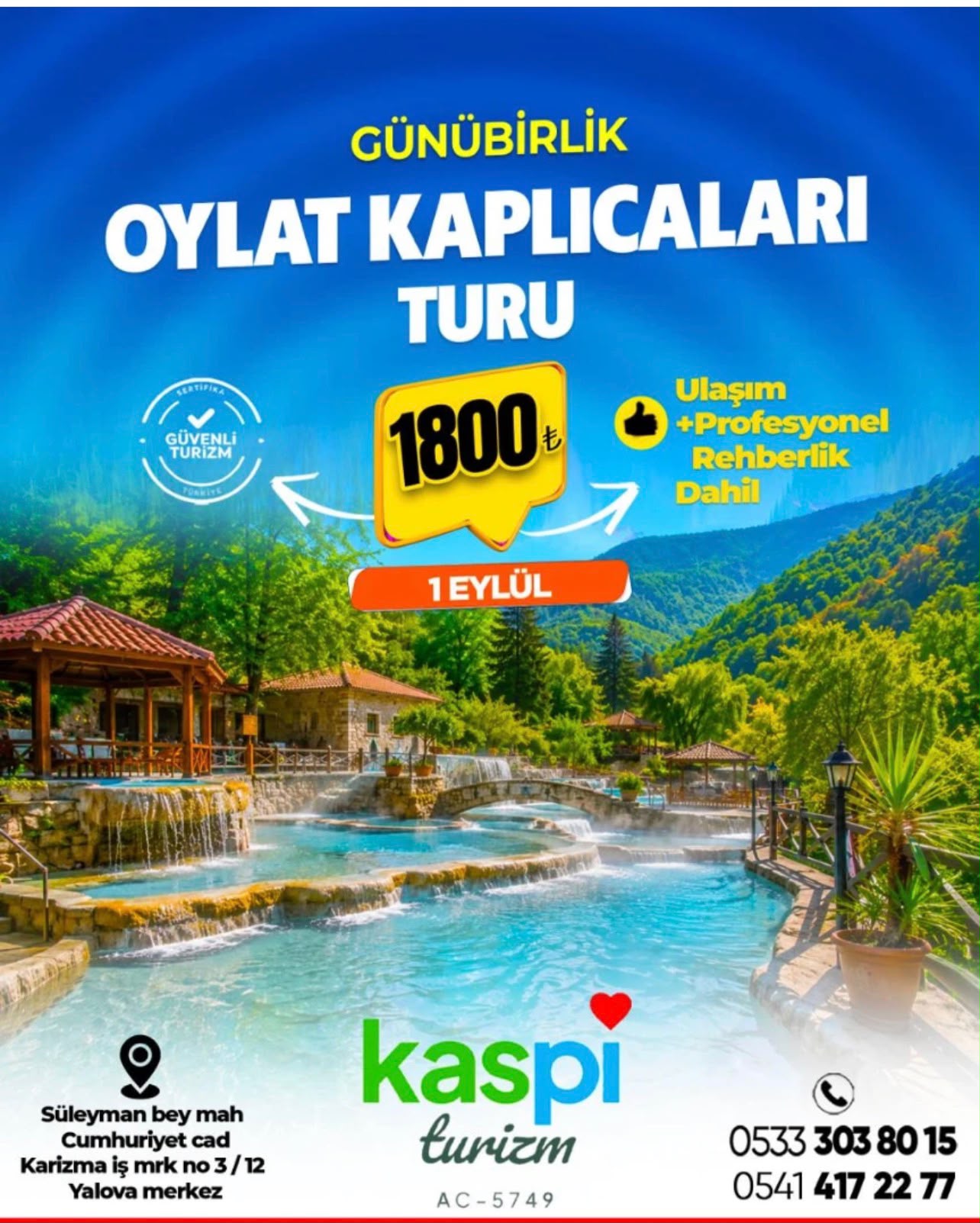 Oylat Kaplıcaları Turu - görsel 1