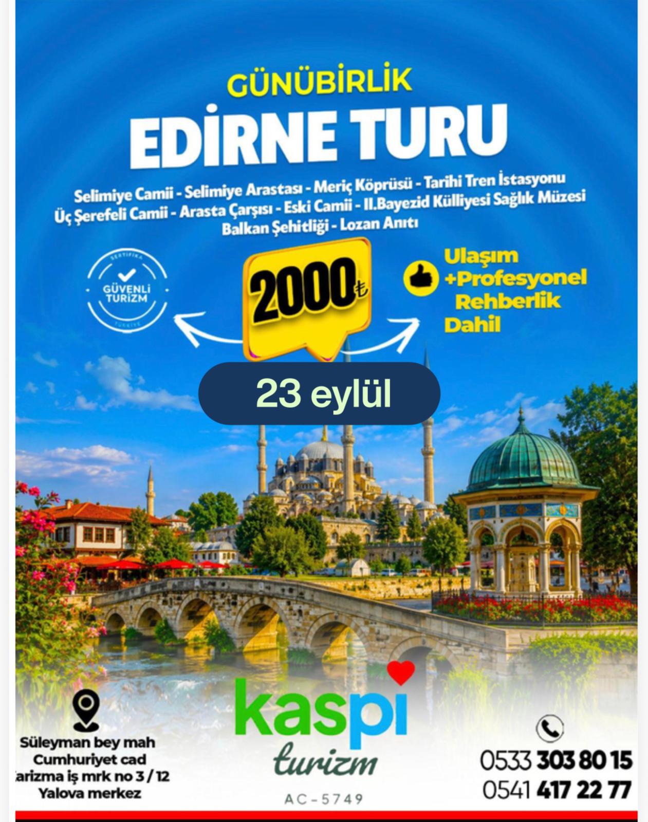 Edirne Turu - görsel 1